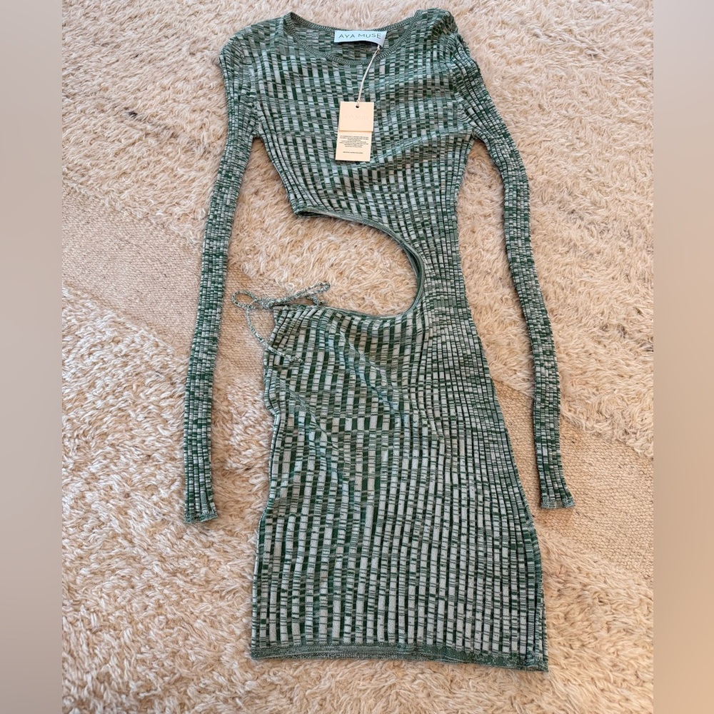 Aya Muse cut out dress NWT S